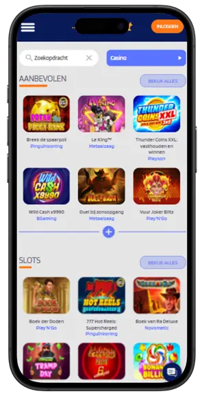 Quick Slot Mobiele app